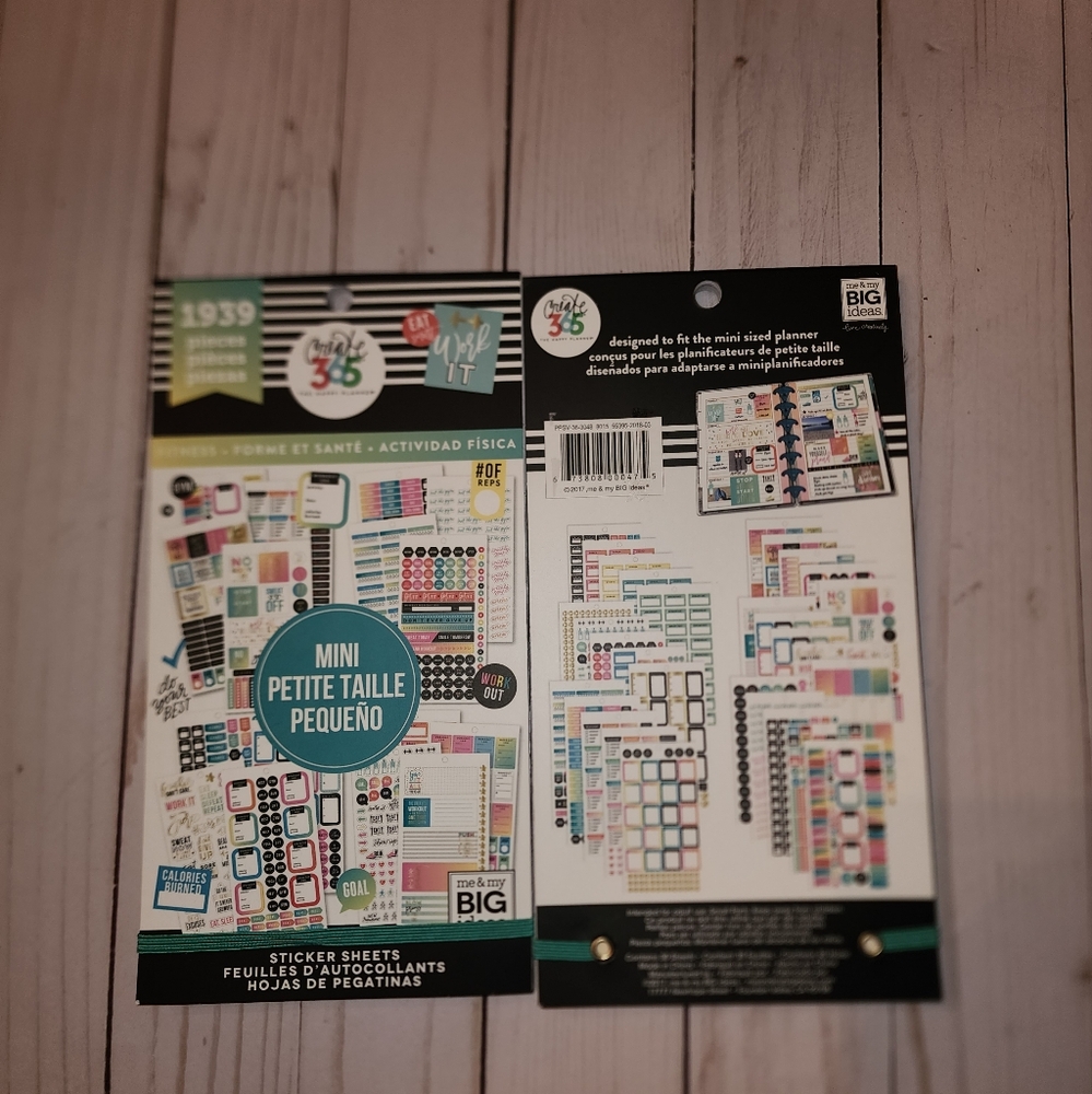 The Happy Planner Fitness sticker book